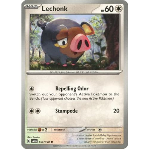 Lechonk - 154/198 (154) Common - Single