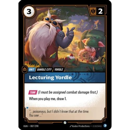 Lecturing Yordle (087/298) - Origins - Single