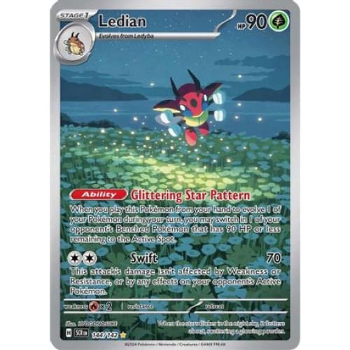 Ledian (144) Illustration Rare Holofoil - Single
