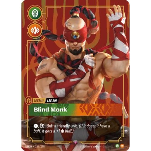 Lee Sin - Blind Monk (257/298) - Origins Foil - Single