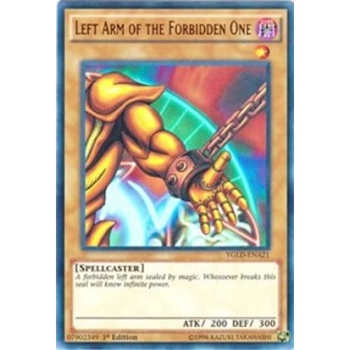 Left Arm of the Forbidden One (A) (YGLD-ENA21) Ultra Rare