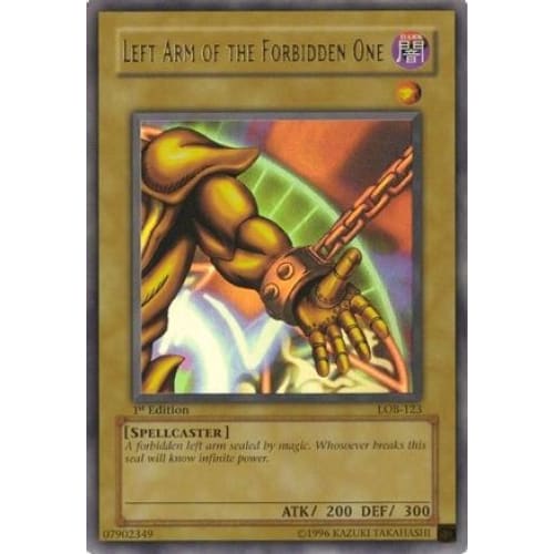 Left Arm of the Forbidden One (LOB-123) Ultra Rare