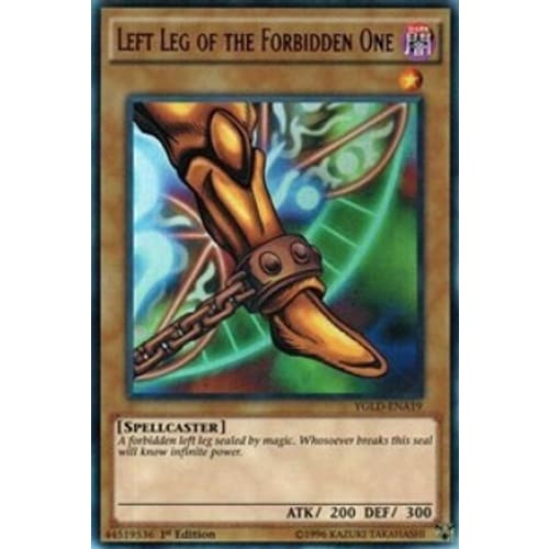 Left Leg of the Forbidden One (A) (YGLD-ENA19) Ultra Rare