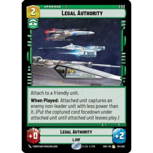 Legal Authority (124/262) - Shadows of the Galaxy Foil