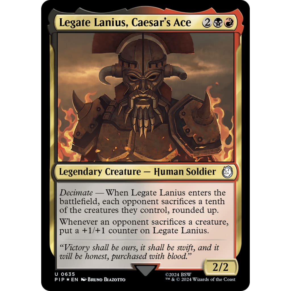 Legate Lanius Caesar’s Ace (PIP-635) Foil - Single