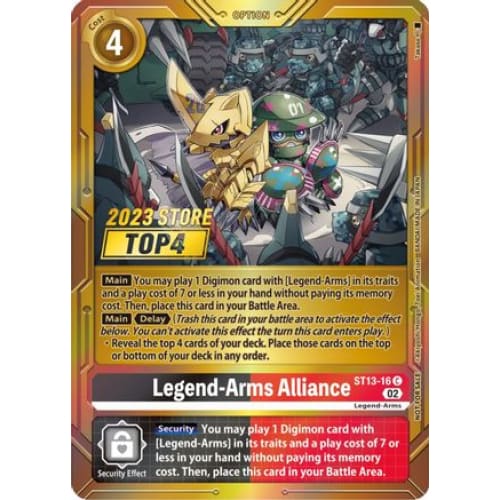 Legend-Arms Alliance (2023 Store Top 4) - ST13-16 - Promo
