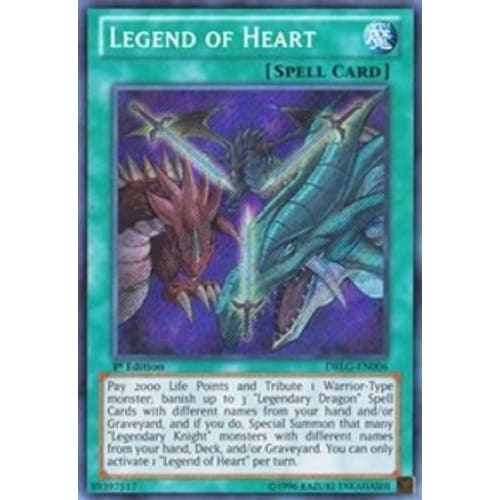 Legend of Heart (DRLG-EN006) Secret Rare Unlimited - Single