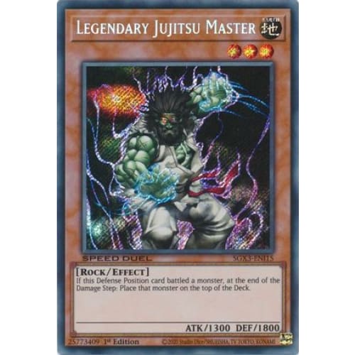 Legendary Jujitsu Master (Secret Rare) - SGX3-ENI15 Secret
