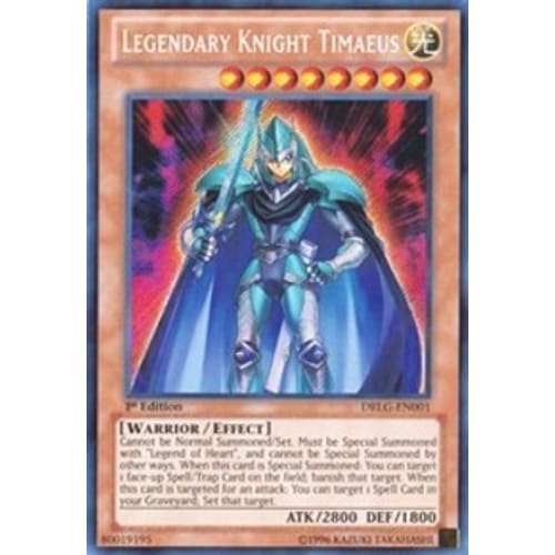 Legendary Knight Timaeus (DRLG-EN001) Secret Rare 1st