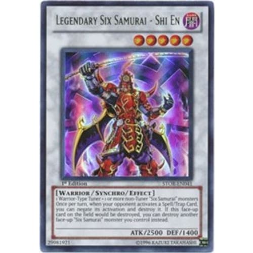 Legendary Six Samurai - Shi En (STOR-EN041) Ultra Rare 1st