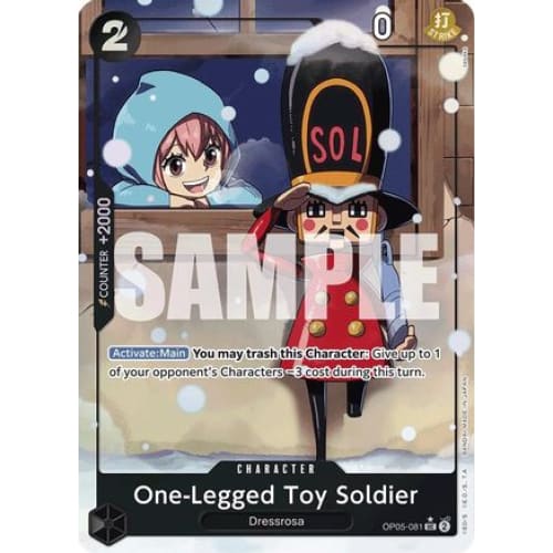One-Legged Toy Soldier (Alternate Art) OP05-081 UC Premium