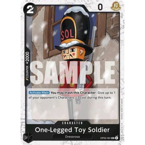 One-Legged Toy Soldier (Jolly Roger Foil) OP05-081 UC