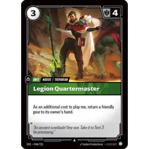 Legion Quartermaster (044/221) - Spiritforged - Single