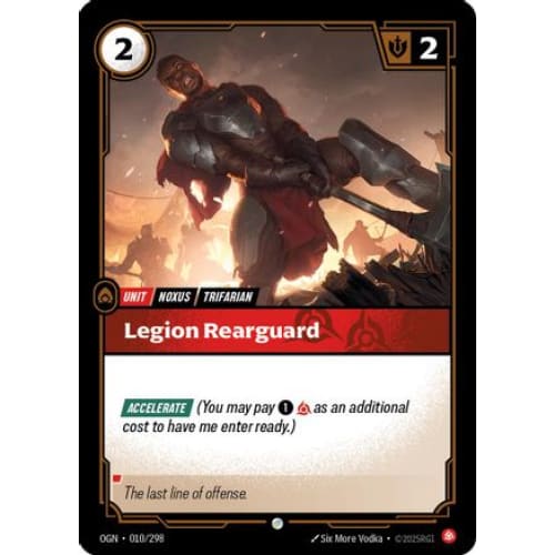Legion Rearguard (010/298) - Origins - Single