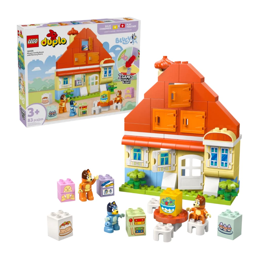 LEGO Bluey’s Family House with Memory Game