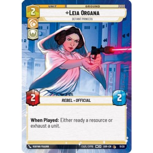 Leia Organa - Defiant Princess (11/20) - Weekly Play Promos