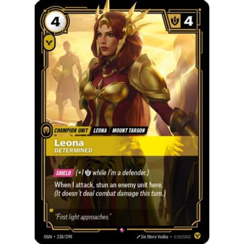 Leona - Determined (238/298) - Origins Foil - Single
