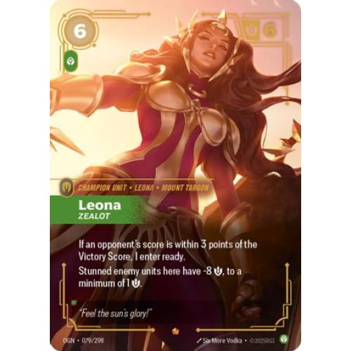 Leona - Zealot (079/298) - Origins Foil - Single