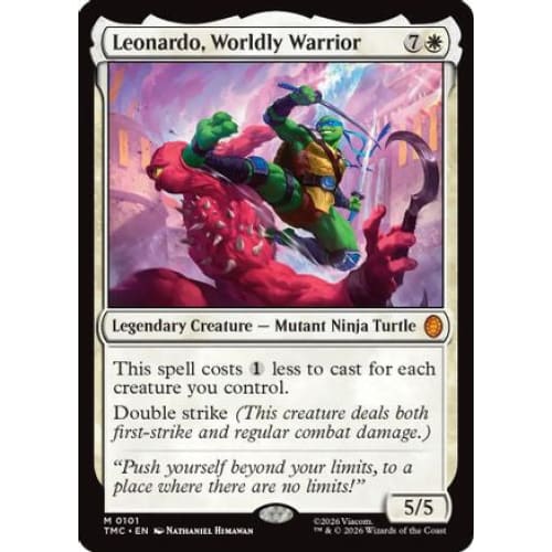 Leonardo Worldly Warrior (TMC-101) - Single