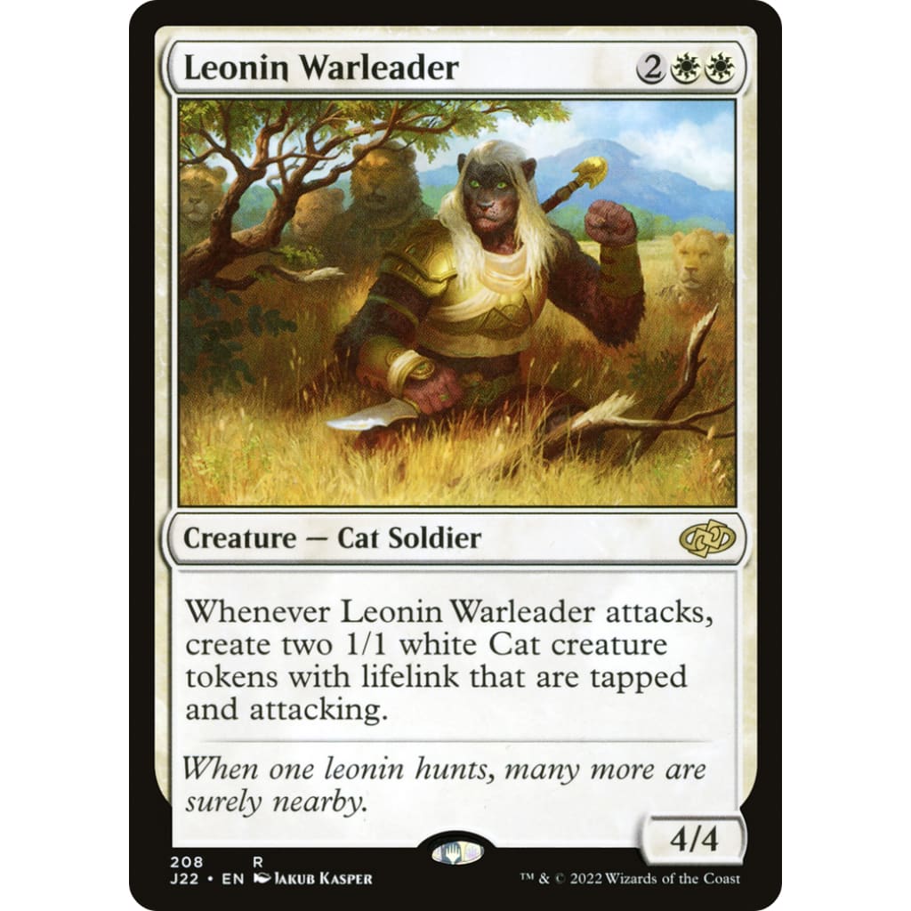 Leonin Warleader (J22-208) - Single