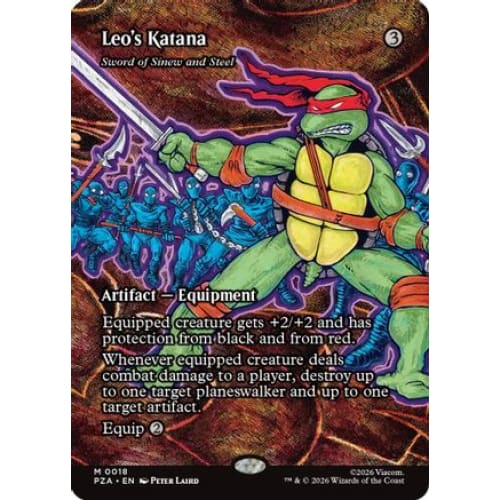 Leo’s Katana - Sword of Sinew and Steel (Borderless)