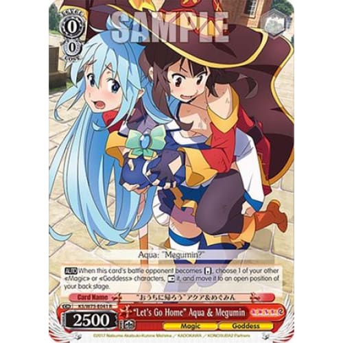 ’Let’s Go Home’ Aqua & Megumin (KONOSUBA -GOD’S BLESSING