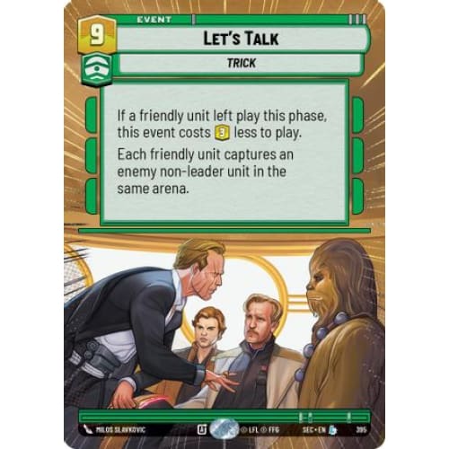 Let’s Talk (Hyperspace) (395) - Single