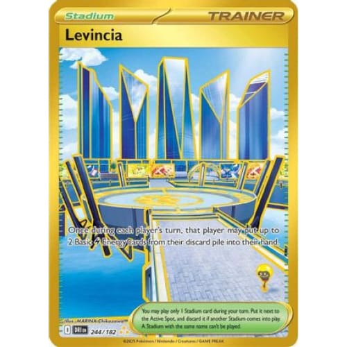 Levincia (244) Hyper Rare Holofoil - Single