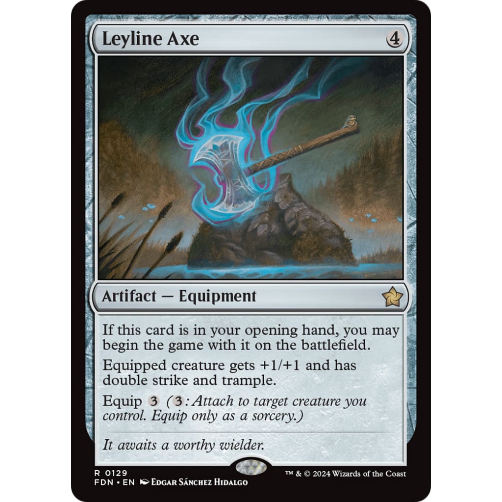 Leyline Axe (FDN-129) - Single