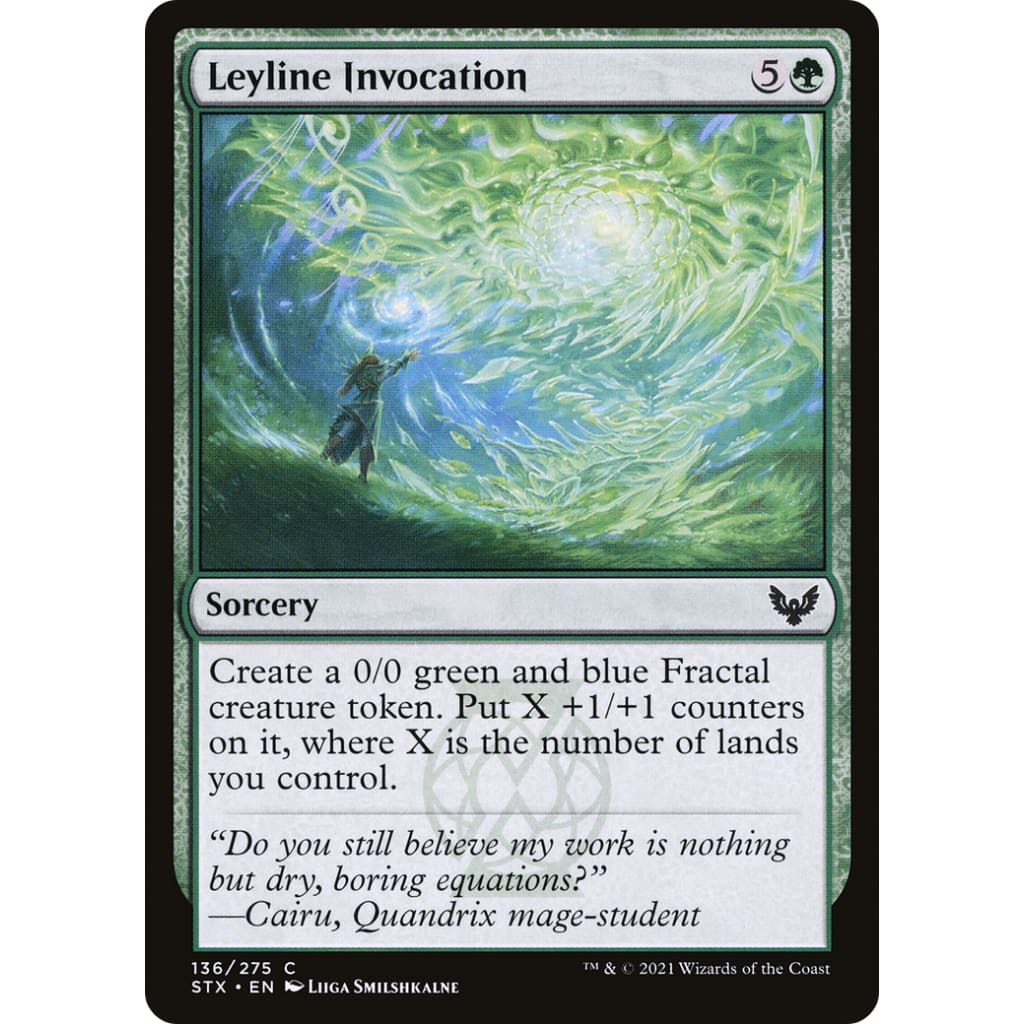 Leyline Invocation (STX-136) Foil - Single