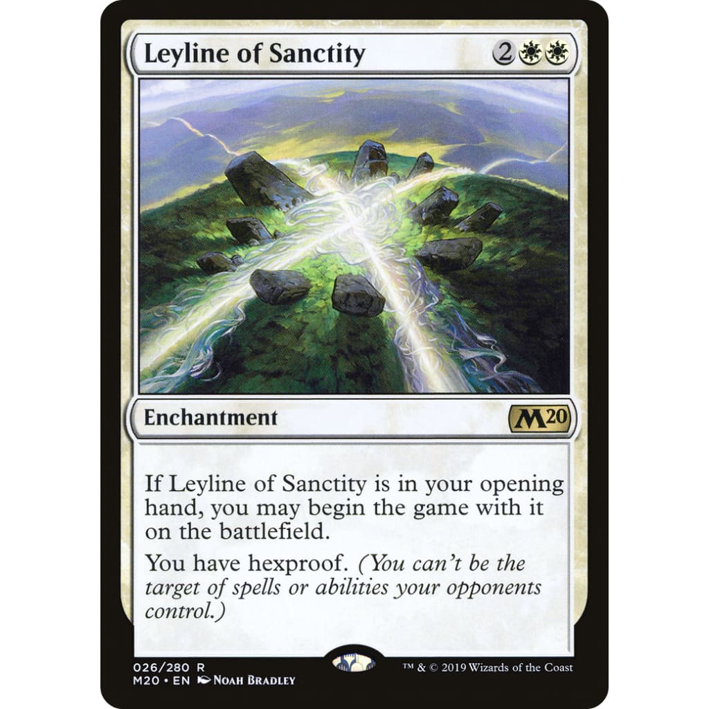 Leyline of Sanctity (M20-026) Foil - Single