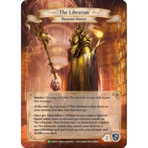 The Librarian (FLESH AND BLOOD: PROMO CARDS) Rainbow Foil