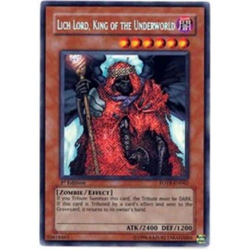 Lich Lord King of the Underworld (FOTB-EN062) Secret Rare