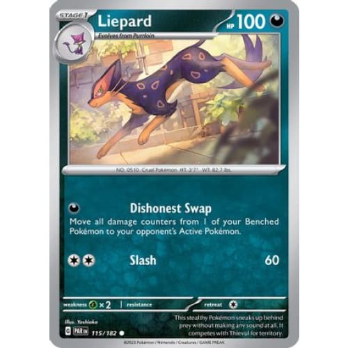 Liepard (115) Common Reverse Holofoil - Single