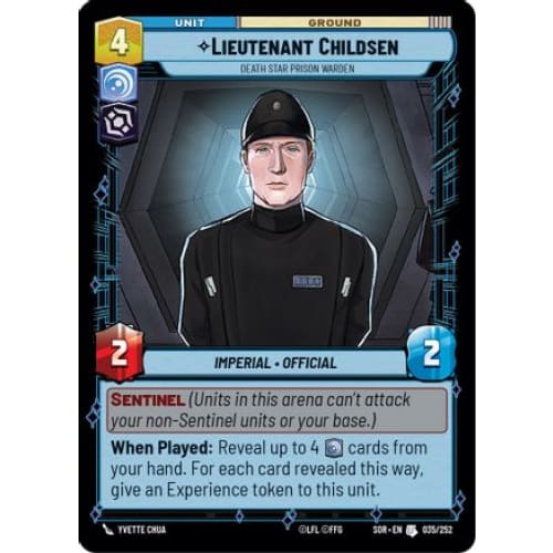 Lieutenant Childsen - Death Star Prison Warden (035/252)
