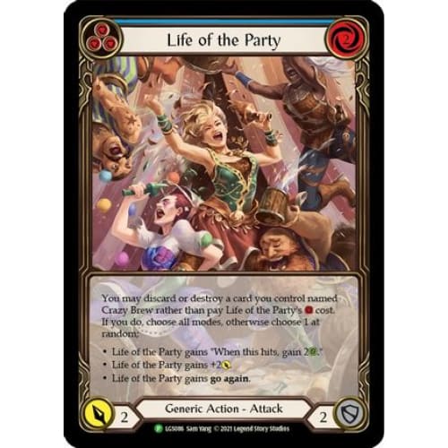 Life of the Party (Blue) (FLESH AND BLOOD: PROMO CARDS)