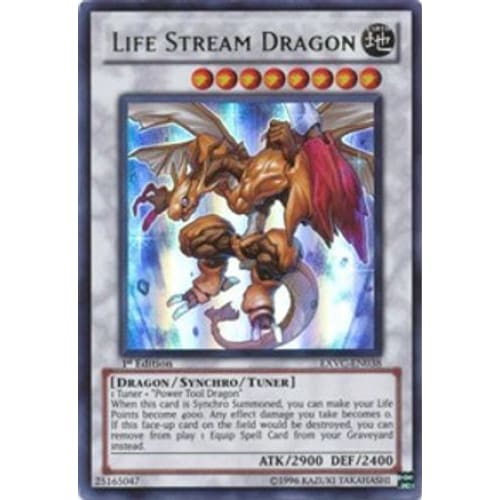 Life Stream Dragon (EXVC-EN038) Ultra Rare 1st Edition