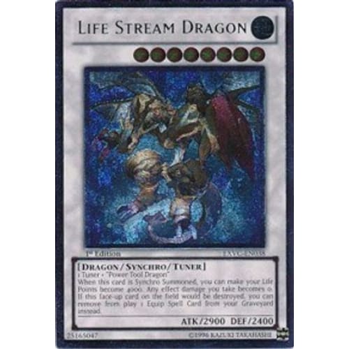 Life Stream Dragon (UTR) (EXVC-EN038) Ultimate Rare 1st