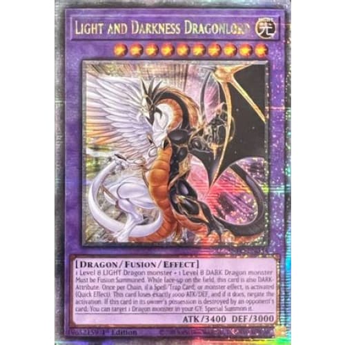 Light and Darkness Dragonlord (Quarter Century Secret Rare)