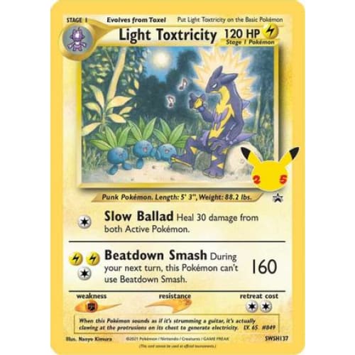 Light Toxtricity (SWSH137/184) Promo Holofoil - Single