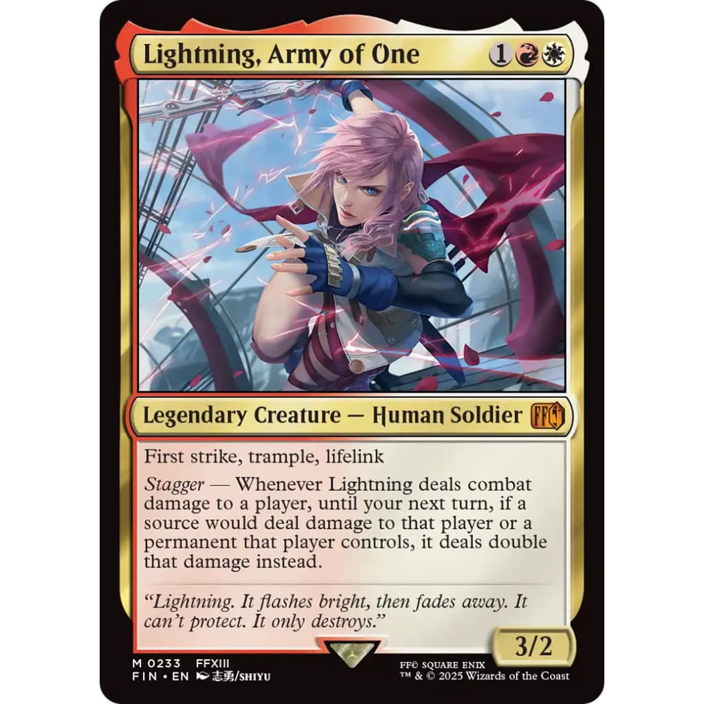 Lightning Army of One (FIN-233) - Single
