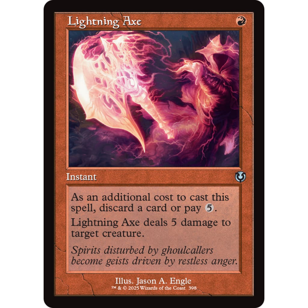 Lightning Axe (Retro Frame) (INR-398) Foil - Single