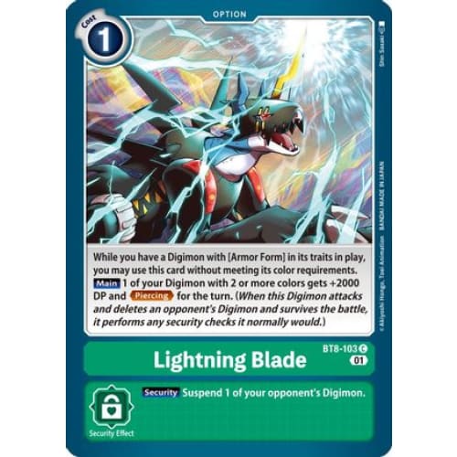 Lightning Blade - BT8-103 - Common - Single