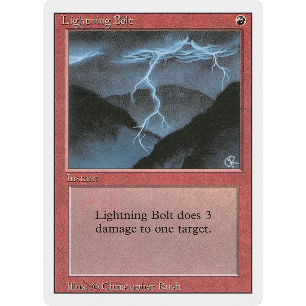 Lightning Bolt (3ED-162) - Single