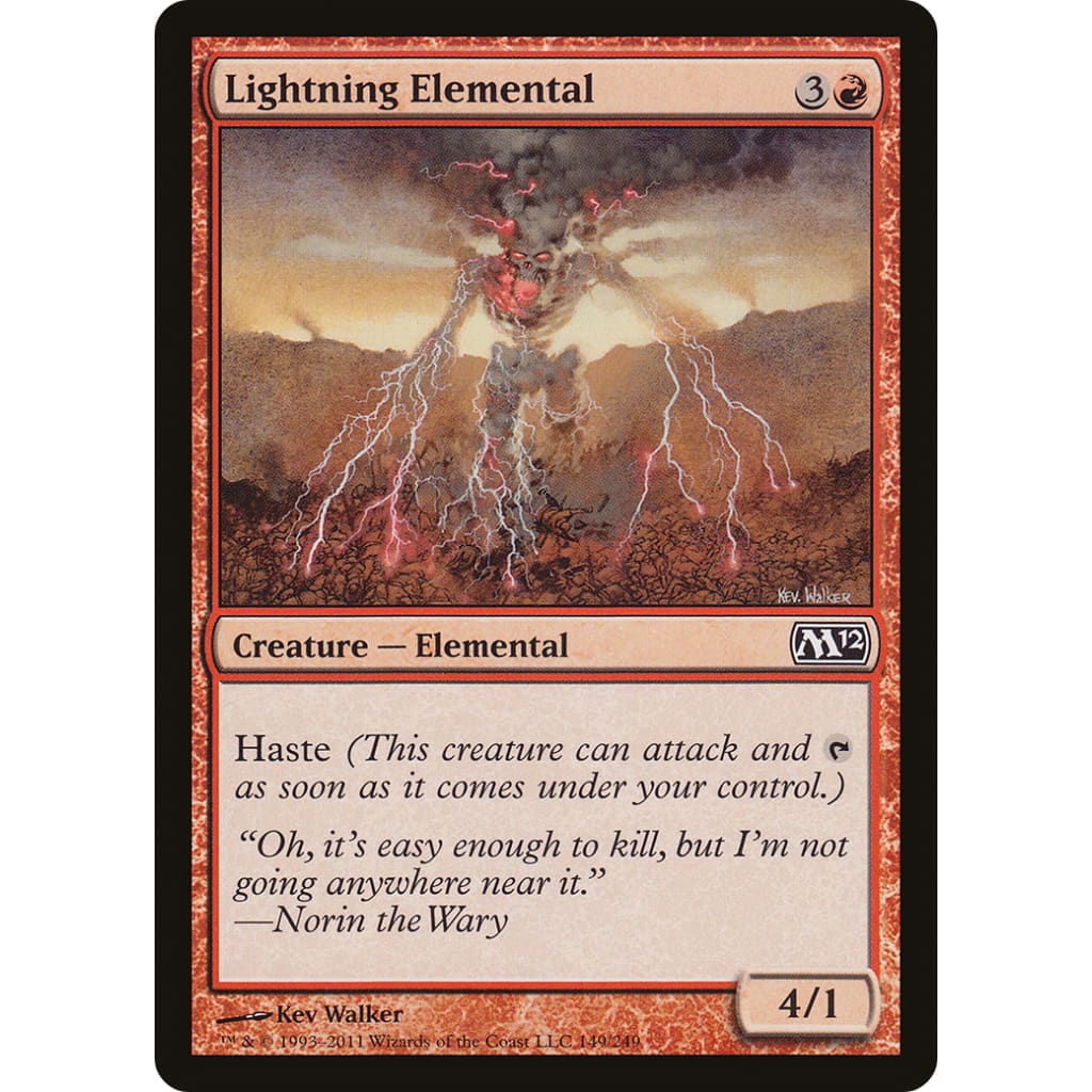 Lightning Elemental (M12-149) - Single