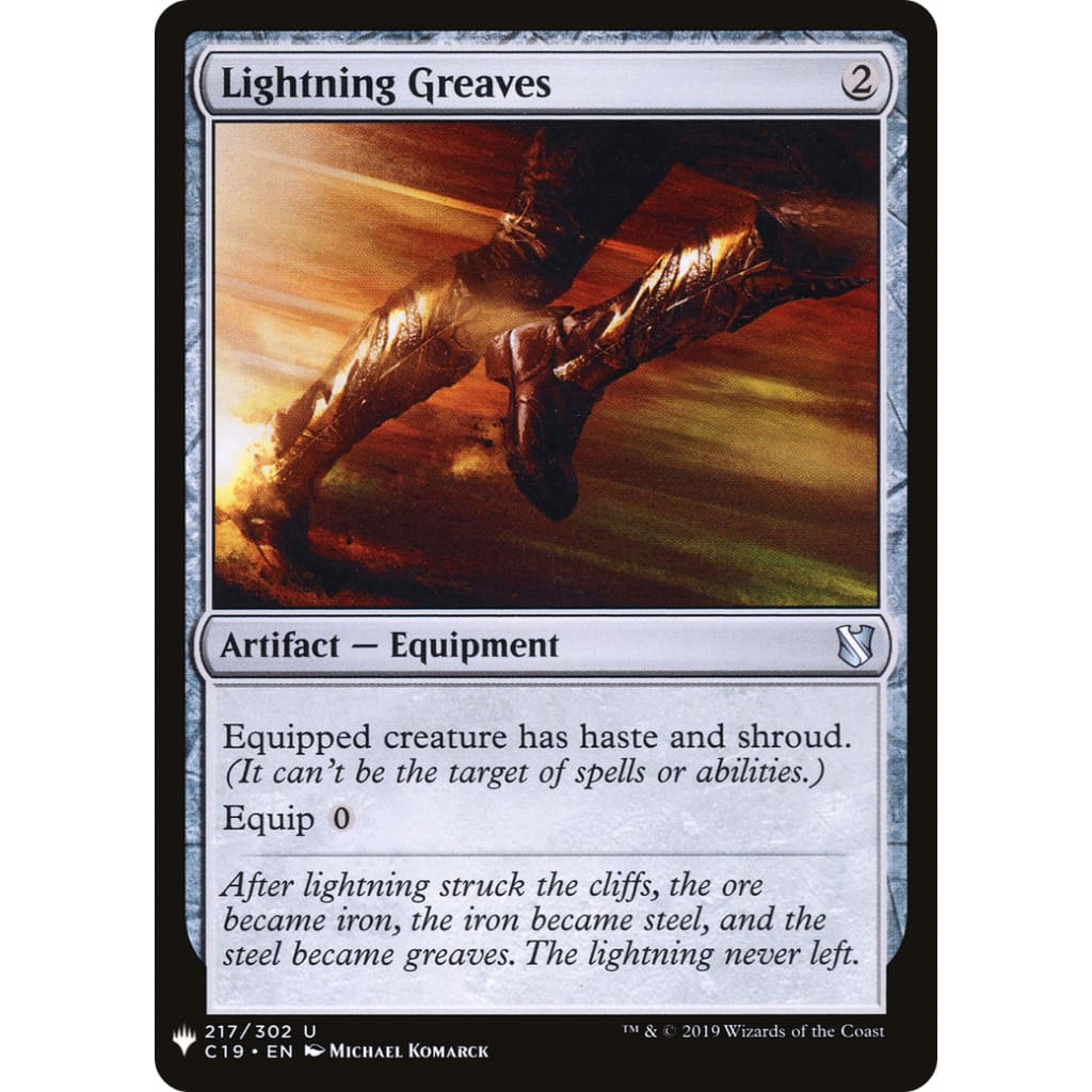 Lightning Greaves (MB1-1600) - Single