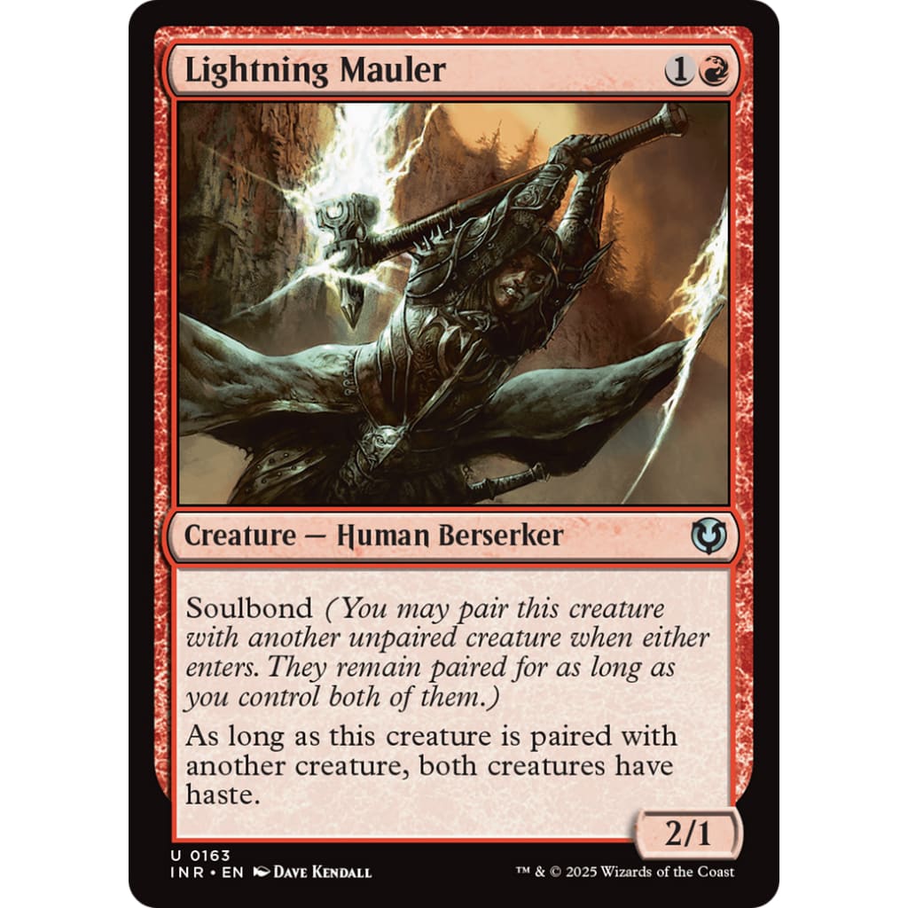 Lightning Mauler (INR-163) Foil - Single