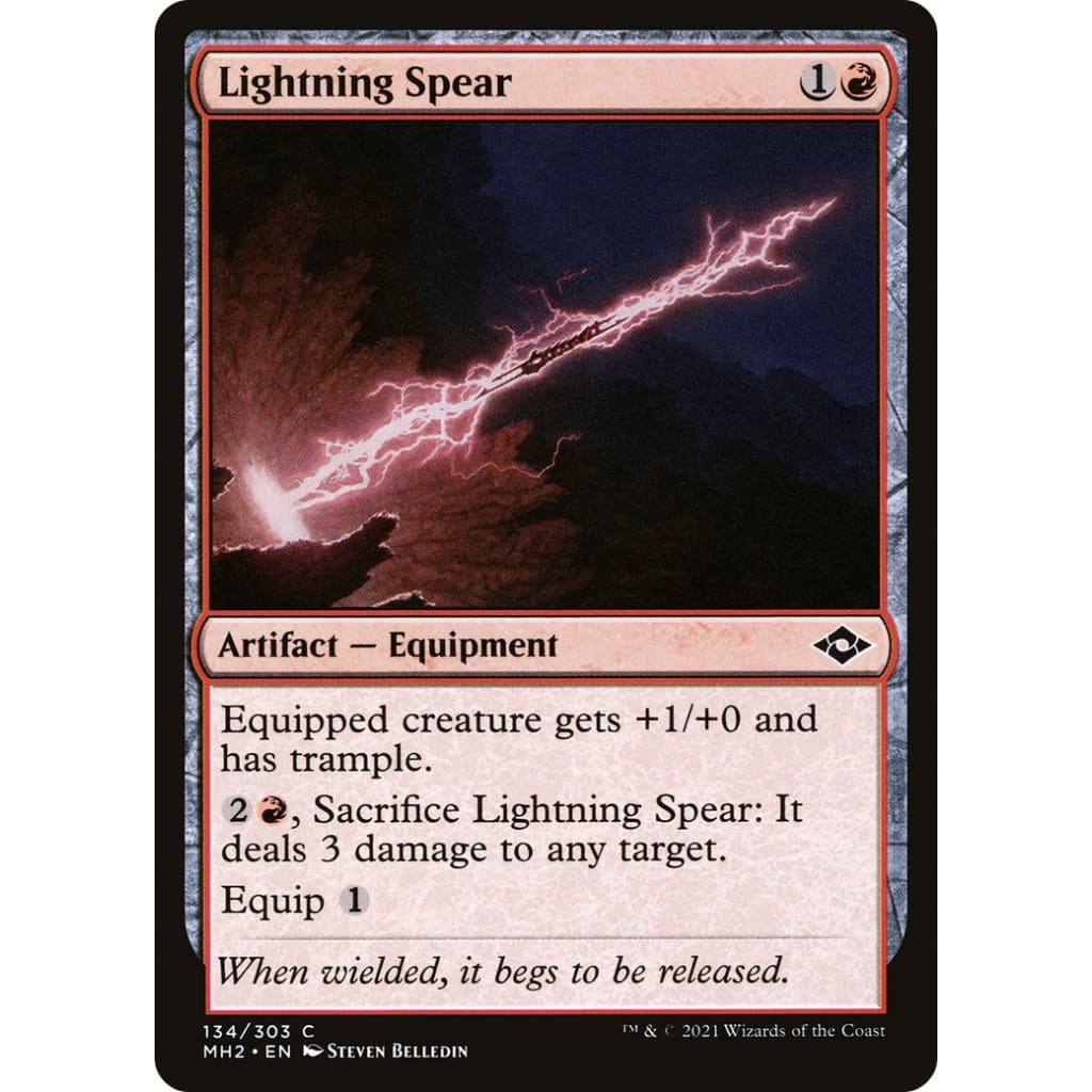 Lightning Spear (MH2-134) Foil - Single