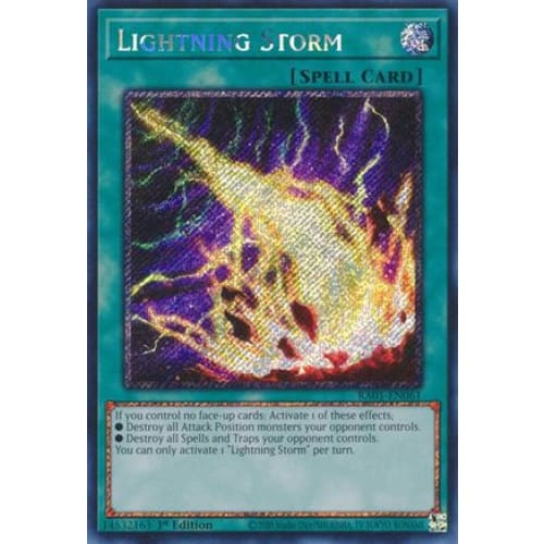Lightning Storm (Platinum Secret Rare) - RA01-EN061