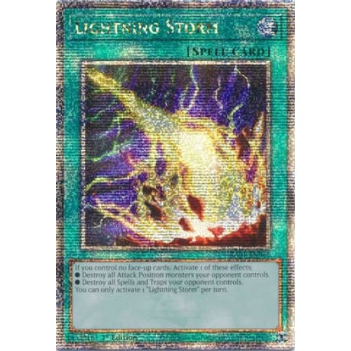 Lightning Storm (Quarter Century Secret Rare) - RA01-EN061